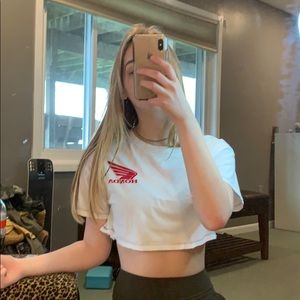 Forever 21 honda collection crop top